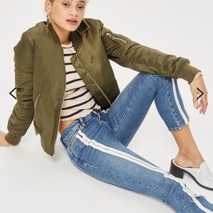 New Topshop high waist straight jeans